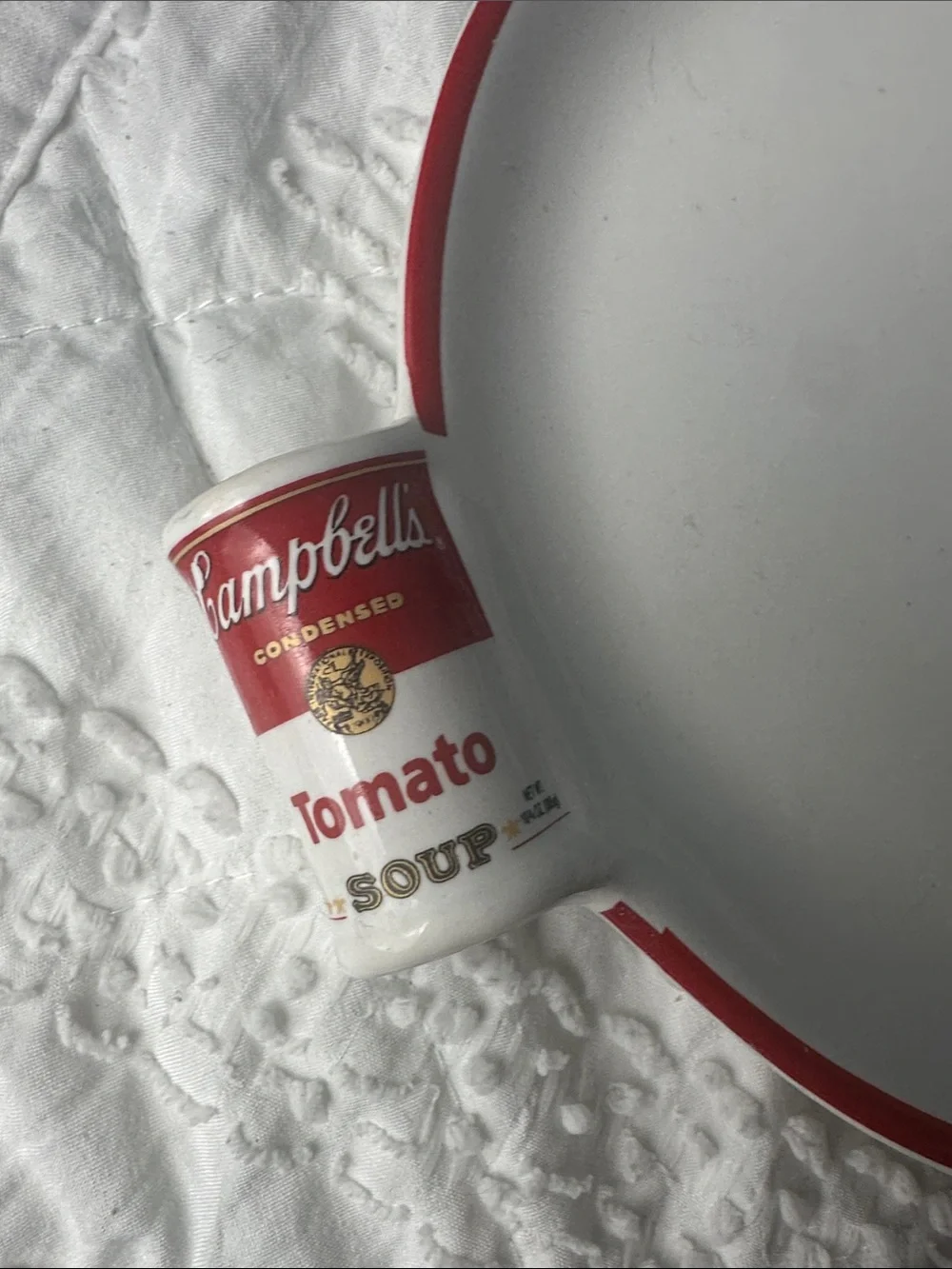 Cambells 1994 Tomato Soup Oval Soup and Sandwich Plate 2